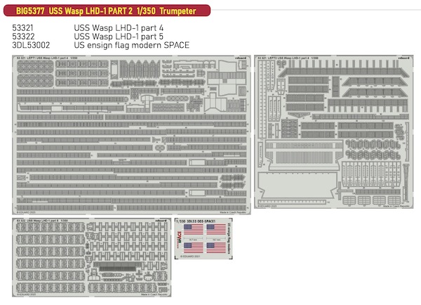 Detailset USS Wasp LHD-1 Part 2 (Trumpeter) BIG5377
