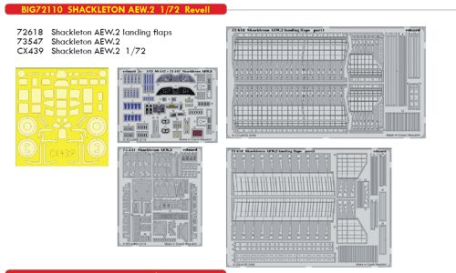 Detailset Shackleton AEW2 (Revell)  BIG72110