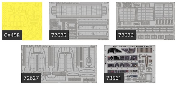 Detailset Halifax B MkIII (Revell) BIG72114