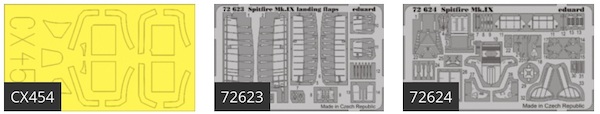 Detailset Supermarine Spitfire MKIX (Eduard) BIG72117