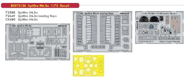 Detailset Spitfire MKII (Revell)  BIG72126