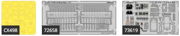 Detailset Curtiss P40N Warhawk (Special Hobby) BIG72132
