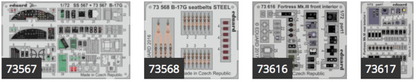 Detailset Boeing Fortress MKIII (Airfix) BIG72133