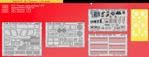 Detailset Phantom FG1 (Airfix) BIG72137