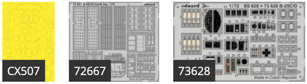 Detailset B25C/D Mitchell (Airfix)  BIG72153