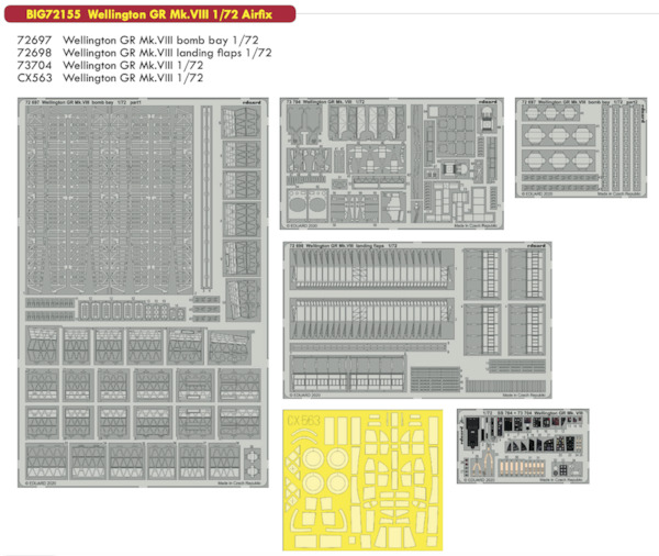 Detailset Wellington GR MkVIII (Airfix)  BIG72155