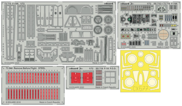Detailset F14A Tomcat (Great Wall Hobby) BIG72160
