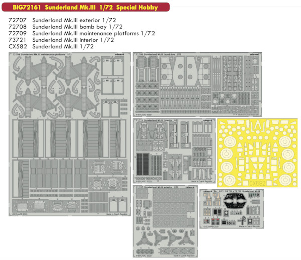 Detailset Short Sunderland MKIII (Special Hobby)  BIG72161