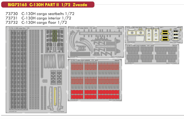 Detailset Lockheed C130H Hercules part 2 (Zvezda)  BIG72165