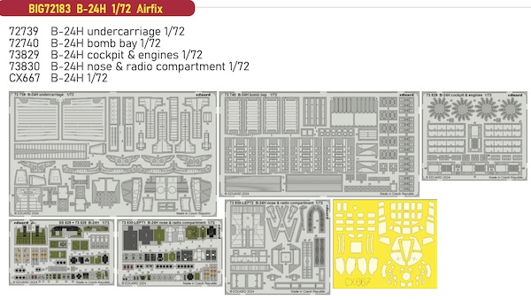Detailset B24H Liberator (Airfix) BIG72183