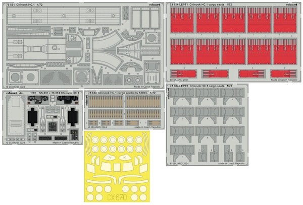 Detailset Chinook HC1 (Airfix) BIG72185