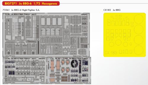 Detailset Junkers Ju88G-6 (Hasegawa)  BIG7271
