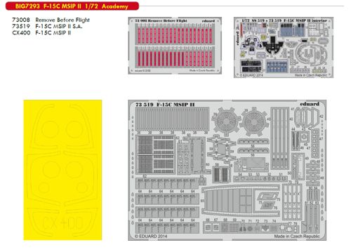 Detailset F15C MSIP II (Academy) BIG7293