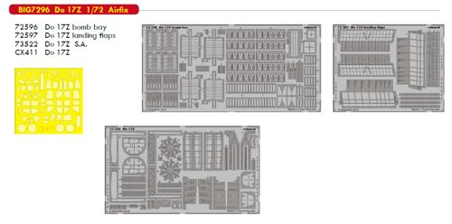 Detailset Dornier Do17Z (Airfix) BIG7296