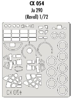 Mask Junkers Ju290 (Revell)  CX054