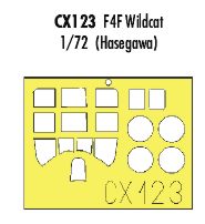 Mask F4F Wildcat (Hasegawa) CX123