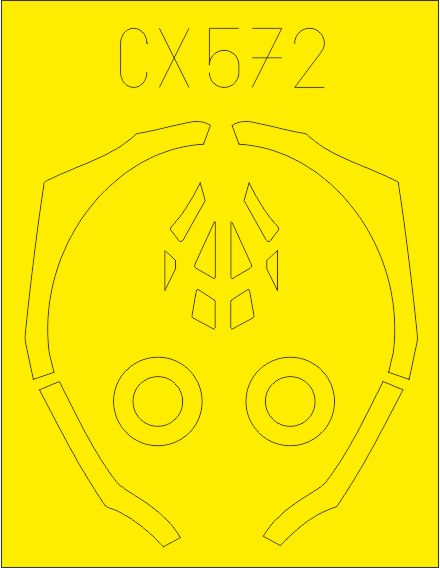 Mask F35B Lightning II (Academy) CX572