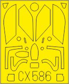 Mask Mikoyan MiG21PF Fishbed (Eduard) CX586