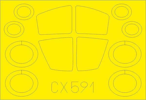 Mask EF111A Electric Fox (Revell/ Monogram) CX591