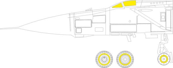 Mask Mikoyan MiG25PD Foxbat CX597