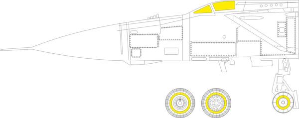 Mask Mikoyan MiG25PD Foxbat  CX597