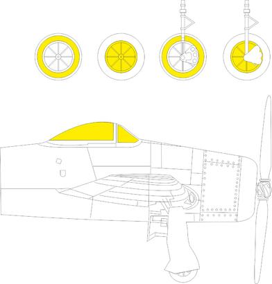 Mask Grumman F8F-1 Bearcat (Hobby Boss)  CX598