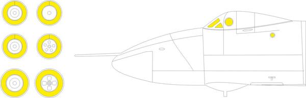 Mask Avro Vulcan B2 (Airfix) cx604
