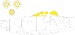 Mask Lockheed P38M Lightning Nightfighter Canopy and wheels (Dragon/ Hobby 2000) CX611