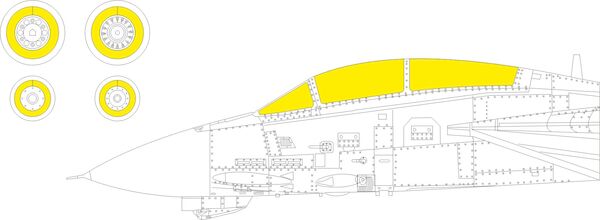 Mask Grumman F14B Tomcat (Academy)  CX647