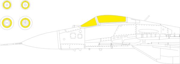Mask Mikoyan MiG29 9-12 Fulcrum (Great Wall) CX648