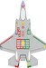 Mask F-35A Lightning II RAM Panels - early- (Tamiya kit) CX654