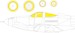 Mask Bell P400 /P39 Airacobra Canopy and wheels (Arma Hobby) CX560