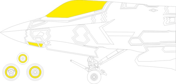 Mask F-35A (Tamiya kit) CX671
