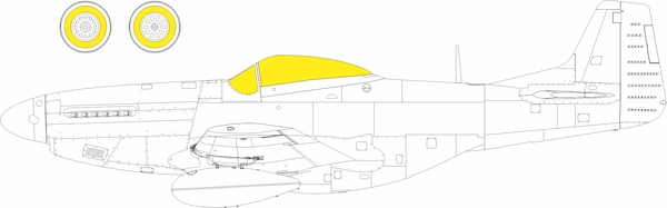 Mask P51D Mustang (Eduard)  CX673