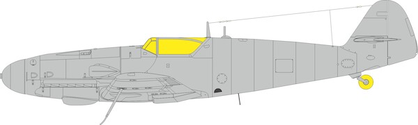 Mask Messerschmitt BF109G-10 (Eduard) CX678