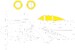 Mask Nakajima Ki43-II HaAyabusa 'Oscar'Canopy and wheels (Arma Hobby) CX685