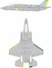 F35A Lightning RAM coating Late Masking set (Revell) cx694