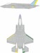 F35A Lightning RAM coating Late Masking set (Revell) cx694