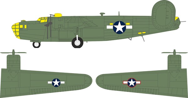 Mask B24D Liberator US National Insignia (Airfix) CX701