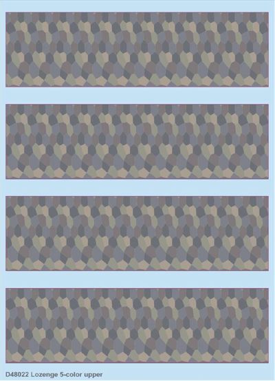 Lozenge 5-colour Upper D48-022