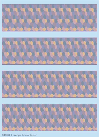 Lozenge 5-colour Lower D48-023
