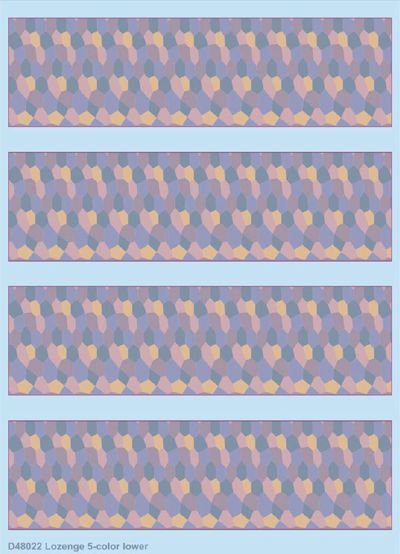 Lozenge 5-colour Lower  D48-023