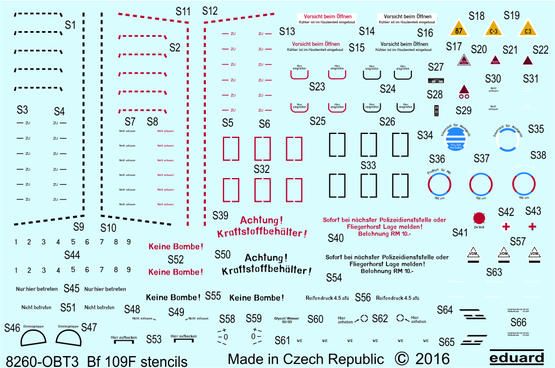 BF109F Stencils  D48026