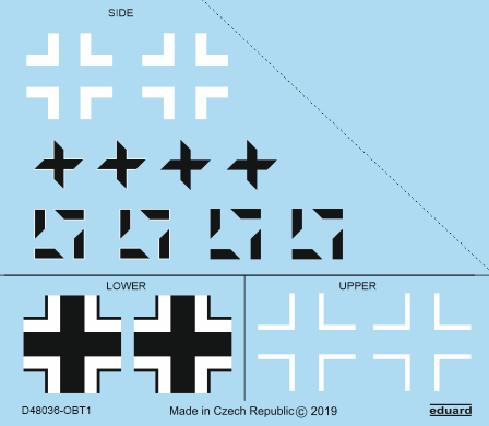 Focke Wulf FW190A-8/R2 National Insignia (Eduard)  D48036