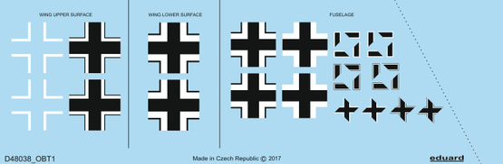 Focke Wulf FW190A-4 National Insignia (Eduard) D48038