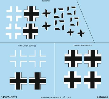 Focke Wulf FW190A-5 National Insignia (Eduard)  D48039