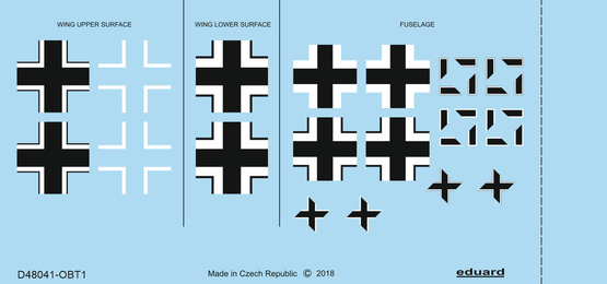 Focke Wulf FW190A-3 National Insignia (Eduard)  D48041