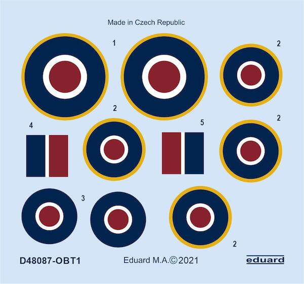 Hawker Tempest MKII Roundels & Finflash  D48087