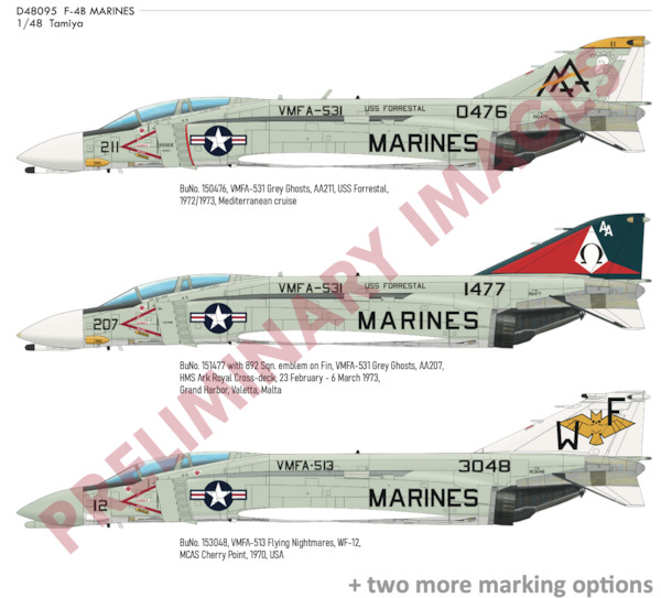 F4B Phantom (US MARINES) (Tamiya)  D48095