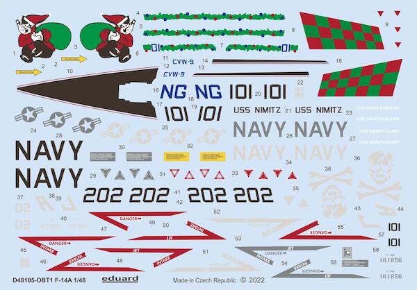 F14A Tomcat (VF111, VF124, VF211, VF21) D48105